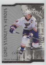 1998-99 Upper Deck Lord Stanley's Heroes Die-Cut Quantum Chris Pronger HOF k4s