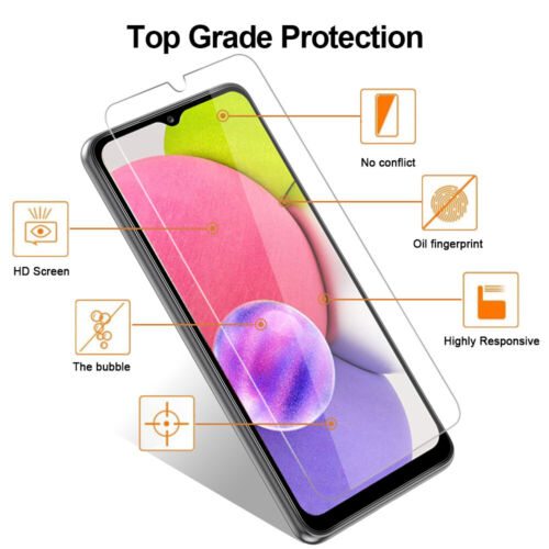 Für Samsung Galaxy A03S A53 A23 A13 A14 A54 5G Hartglas Displayschutzfolie - Bild 5 von 29