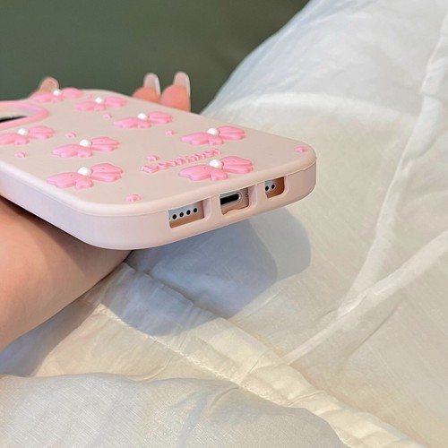 Cover For iPhone Cartoon Beautiful Flower Cute Animal 3D Soft Silicone Back Case - Picture 39 of 82