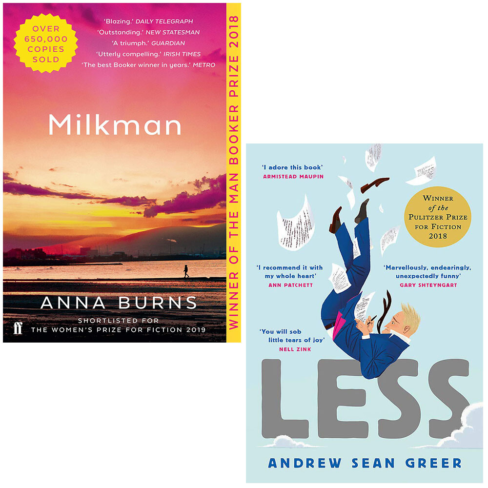 Milkman: Winner of the Man,Less: Winner of the Pulitzer 2 Books Collection Set