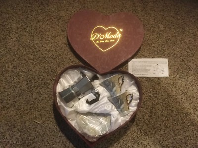 DModa By Loren Home Trends in Heart Box. Espresso Set. See Photos. | eBay