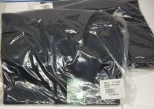 2 PAIR GEORGE MEN COTTON FLAT FRONT PANTS NEW WITH TAGS BLACK 34X30