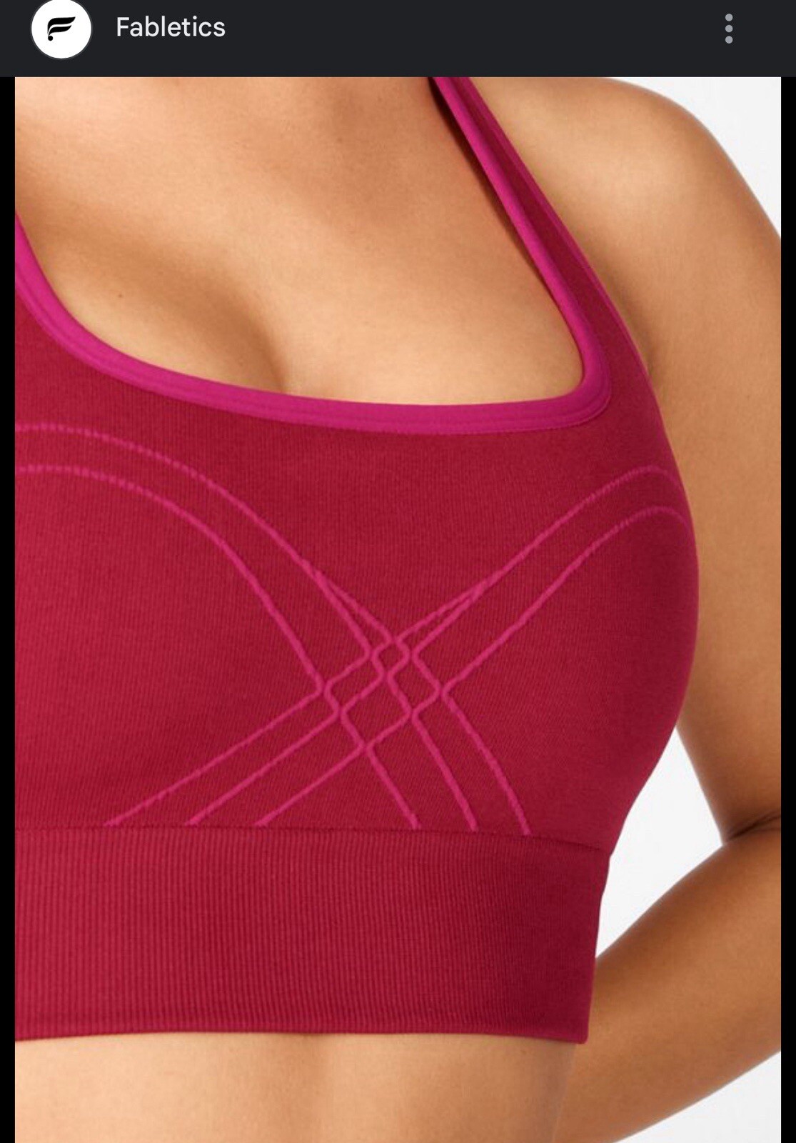 Fabletics Women's Adele Corsetry Seamless Sports … - image 3