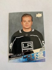 2020-21 Upper Deck #724 Cole Hults YG RC - Los Angeles Kings
