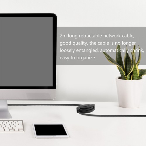 Cat6 Ethernet Cable Retractable Network Cat6-Ethernet-Kabel Einziehbar - Afbeelding 5 van 9