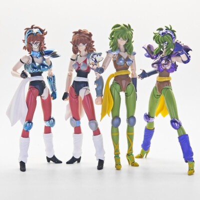 SAILOR OF THE EAGLE & SHAINA OF OPHIUCHUS Saint Seiya Cloth Myth EX JM/MST Figures