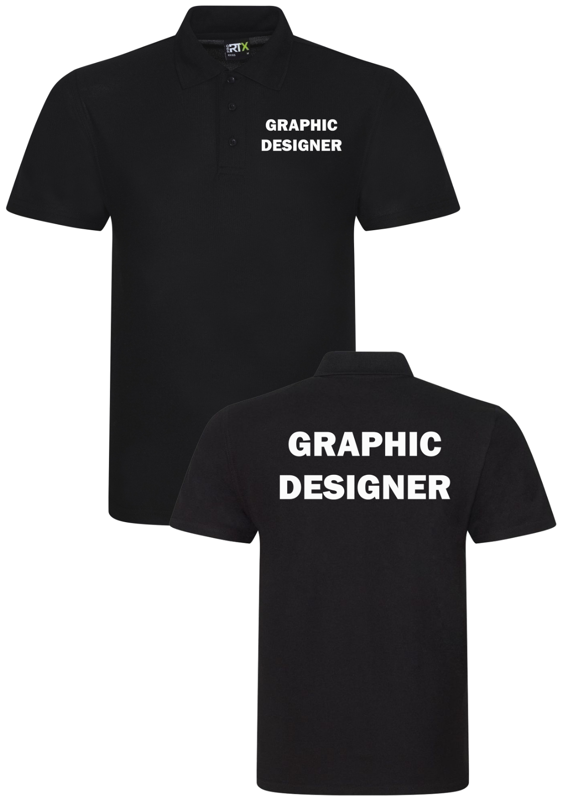 Graphic Design Polo Shirt for Workwear Office Uniform Architects Professionals  