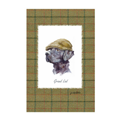 Geschirrtuch Geschirrtuch ''Grand Lad'' - 100% Baumwolle - amüsant, lustig perfektes Geschenk