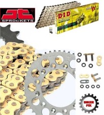 FITS Honda CBR1100 XX Blackbird 1997-07 DID Gold X-Ring Chain & JT Sprockets Kit