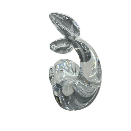 Royal Krona Sweden Lead Crystal Dolphin Figurine Signed Numbered - Picture 4 of 9