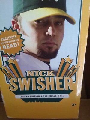 Oakland Athletics Nick Swisher Bobble Head 2016 New In Box