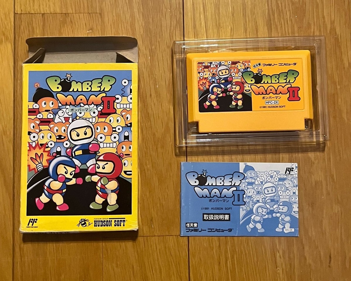 Bomberman II Famicom Japan Hudson Soft Nintendo 1991 | eBay