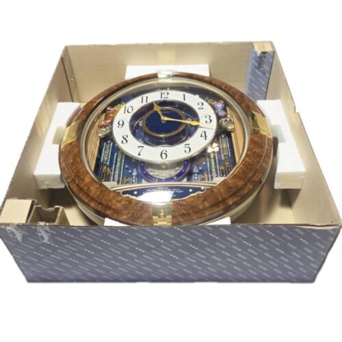 Seiko Melodies In Motion Musical Wall Clock Phantom Of The Opera QXM128BRH