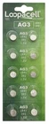 10 Pk AG3 LR41 392 392A SR736 LR736 Alkaline Button Cell Battery