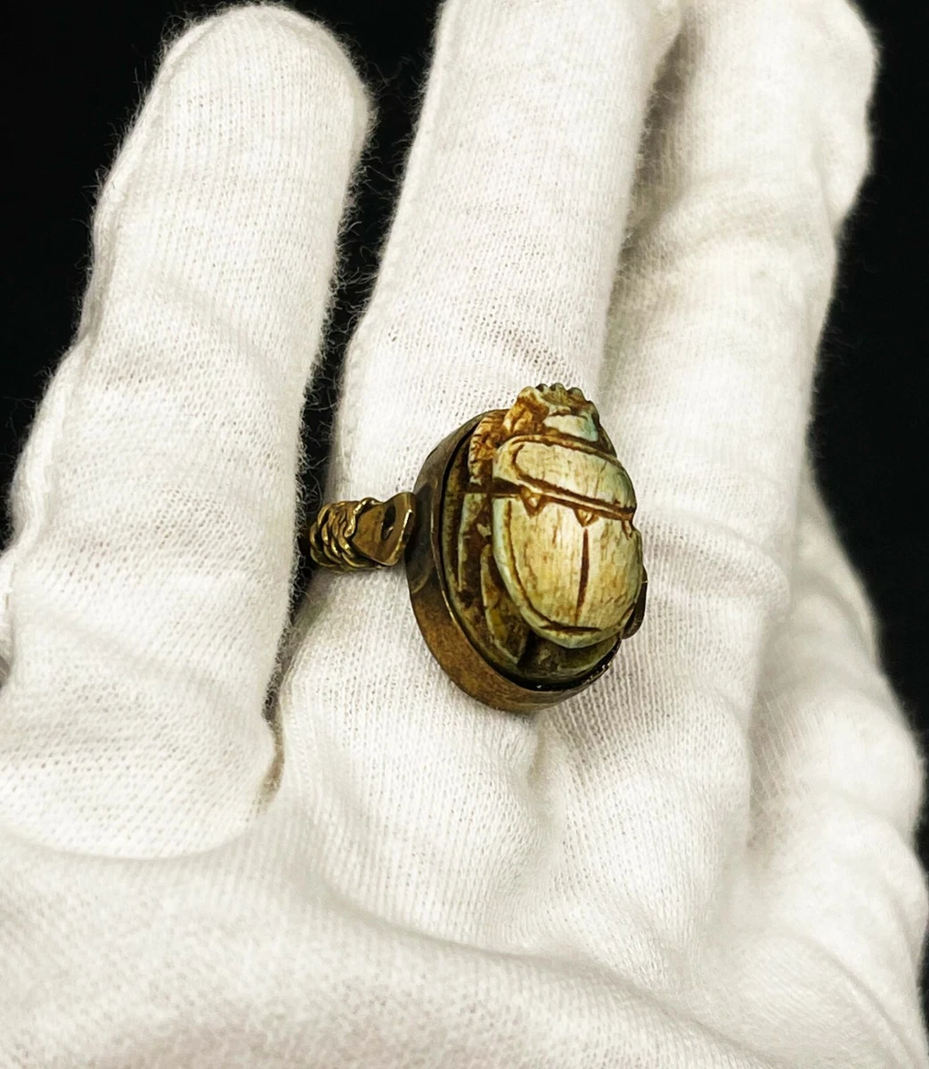Egyptian scarab ring meaning top