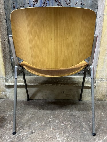 Set of Six Vintage Giancarlo Piretti Castelli Stacking Chairs FREE MCR DELIVERY - Picture 15 of 24