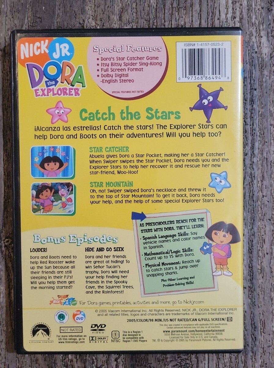 Dora the Explorer, Catch the Stars (DVD, 2005) 97368864948| eBay