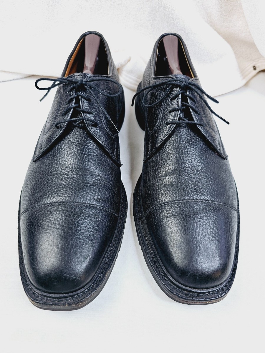 Allen Edmonds Size 11.5B Men Becker Black Pebbled Leather Lace Up Shoes USA Made Allen Edmonds Allen Edmonds Mens 11.5 B Benton 3408 Black  main image 3
