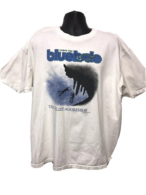 I Dove The Bluehole Belize Aggressor Vinatage Shirt USA Scuba Diving Diver XXL