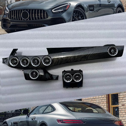 For 2011-2017 Benz CLS W218 Dashboard decoration round air outlet modification - Picture 4 of 12