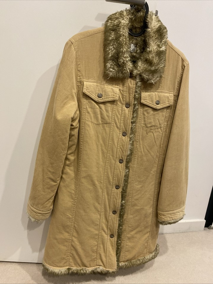 Premium Timeless Fashion Kingkow Fur Coat Jacket Brown Size 14 Children Unisex