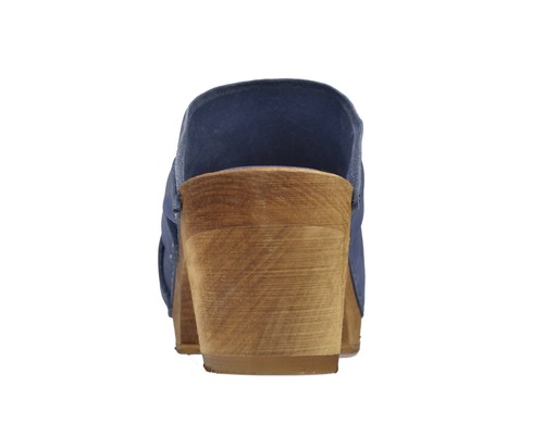 Sanita Wood Manuella Square Women Clogs | Slippers | garden shoes | Oiled Leathe - Picture 18 of 22