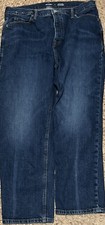 WOMENS OLD NAVY SKY-HI STRAIGHT EXTRA HIGH RISE JEANS-SIZE 14-MEDIUM BLUE