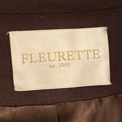 Klassische Damen Designer Fleurette Loro Piana Schokolade Wolle Kaschmir Jacke Neu mit Etikett - Bild 3 von 10