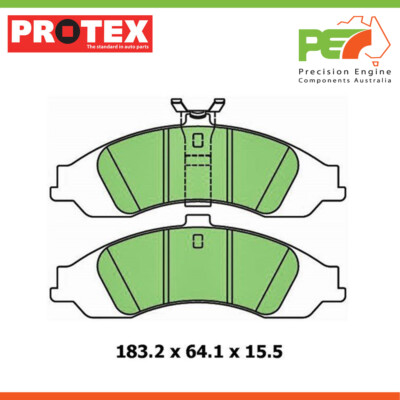 New PROTEX Ultra DISC PAD SET To Suit HOLDEN CAPRICE 5.7 i V8 [WL] 5.7L