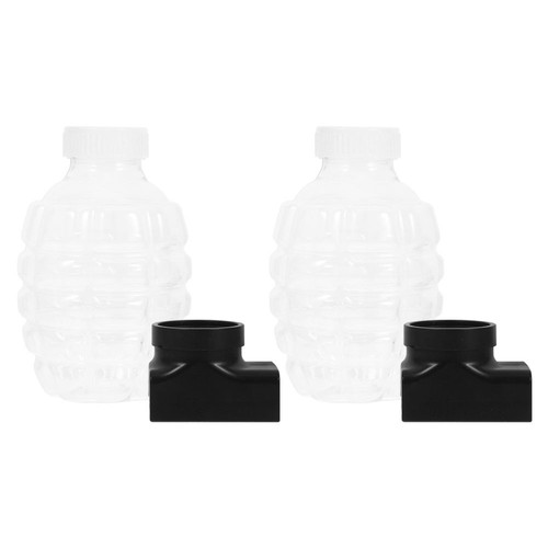 2 Sets Plastic Refill Beads Bottles Plastic Storage Bottles Toy Refill Beads