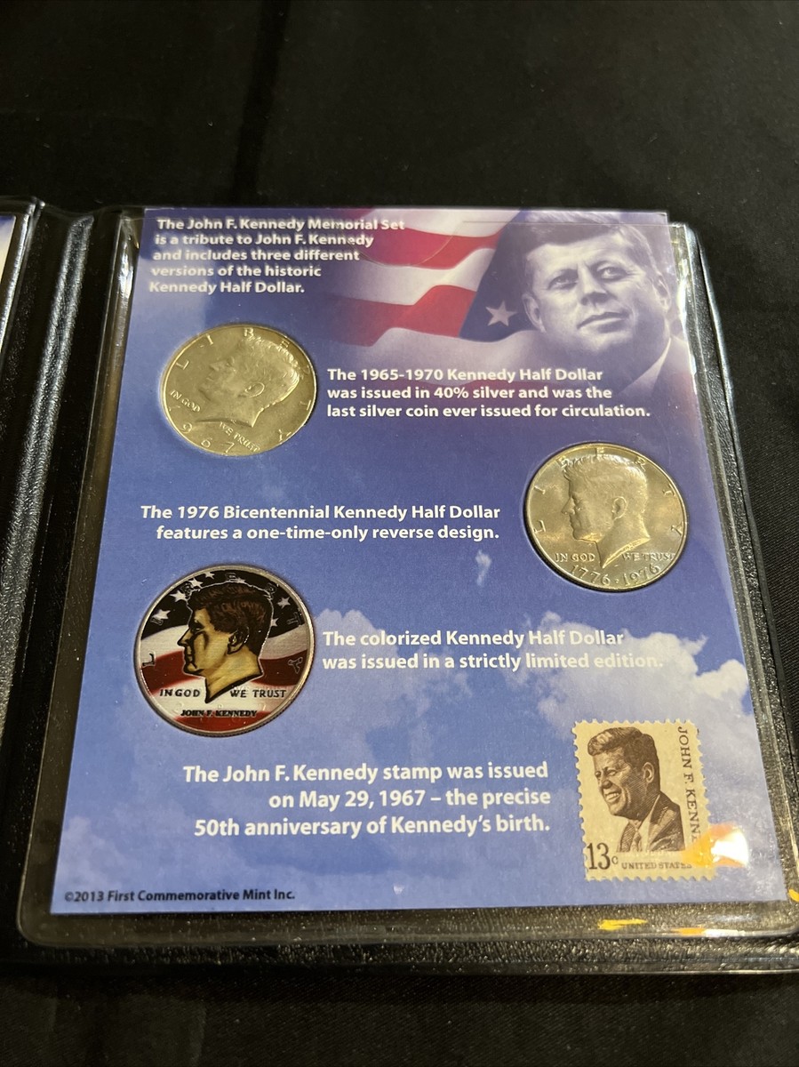 ジョン・F・ケネディ ハーフドル 4枚セット JFK Complete Circulating 40% Silver Half Dollars - The Patriotic Mint