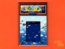Time Pilot marquee bezel screen 2x3" fridge/locker magnet arcade Centuri