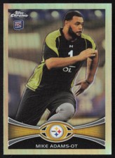 2012 Topps Chrome Mike Adams #197 Pittsburgh Steelers