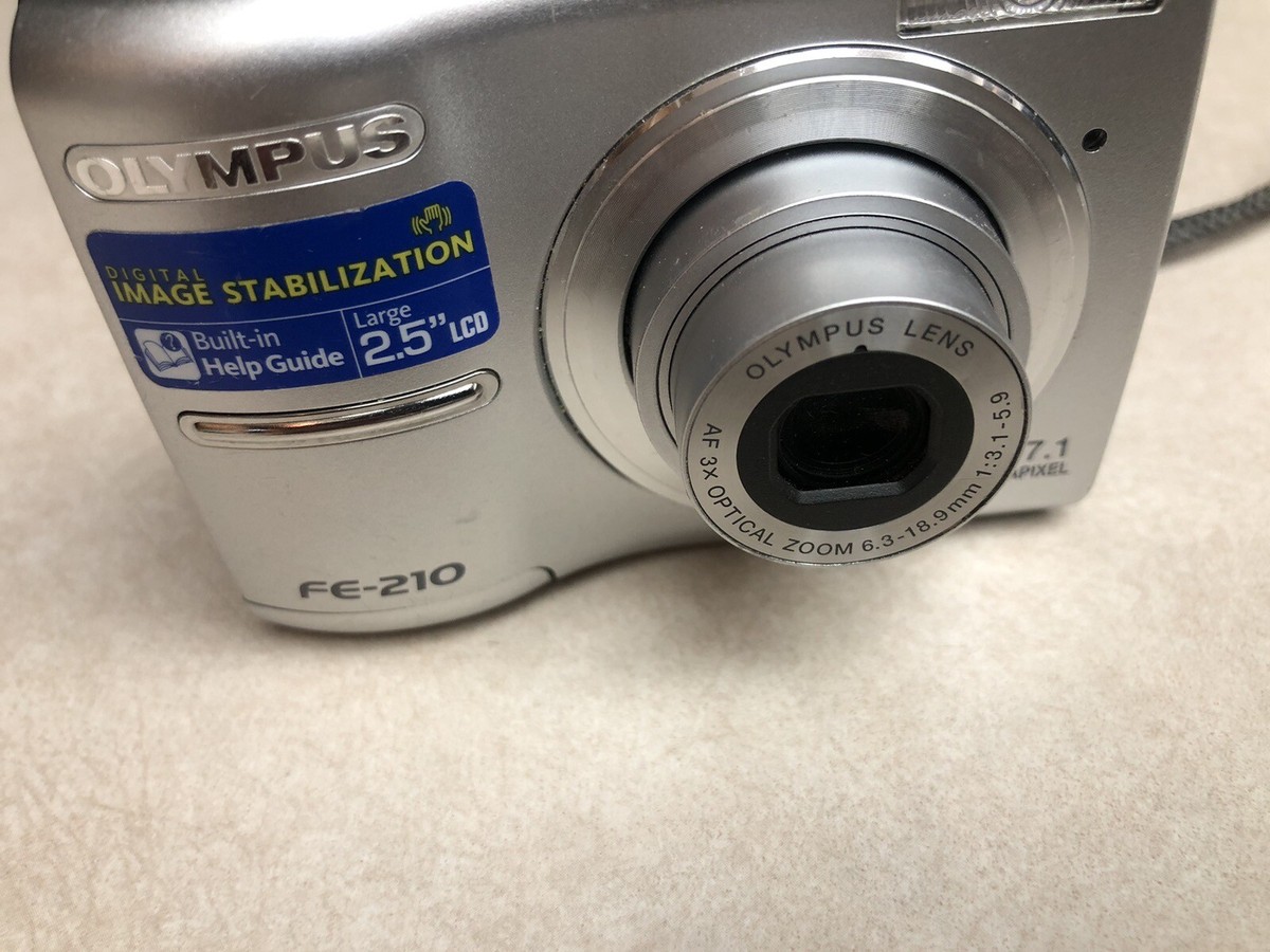 OLYMPUS FE-210 7.1 Mega Pixel DIGITAL CAMERA OPTICAL ZOOM & IMAGE