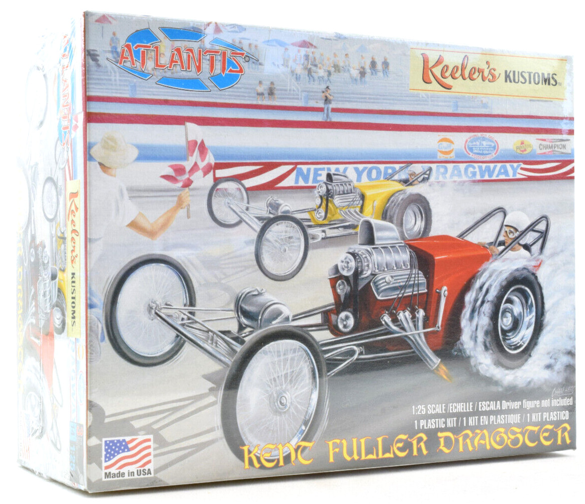 Комплект автомобилей Atlantis Keelers Kustoms Kent Fuller Dragster в масштабе 125 13103 6090₽