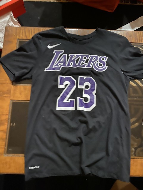 lakers short sleeve jersey