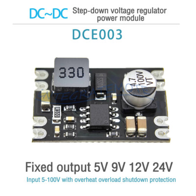 1-10x DC6-100V to DC5/9/12/24V Step Down Voltage Regulator Buck Converter Module