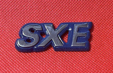 Fiat Sxe Vintage Metal Car Badge Emblem 50x22mm Vgc