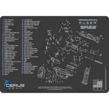 RUGER SR22® SCHEMATIC HANDGUN MAT  Cerus Gear
