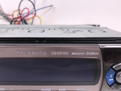 PANASONIC CD PLAYER TILT OPEN FACE CQ-C5110U MOSFET 50Wx4 | eBay