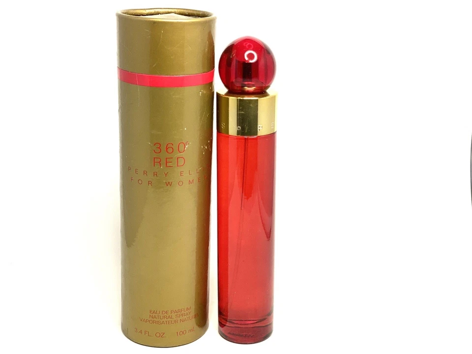 360 Red By Perry Ellis 3,4 fl.oz Eau De Parfum spray feminino - Imagem 3 de 3
