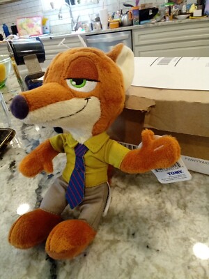 Zootopia Nick Wilde The Red Fox Small 8in Plush Animal With