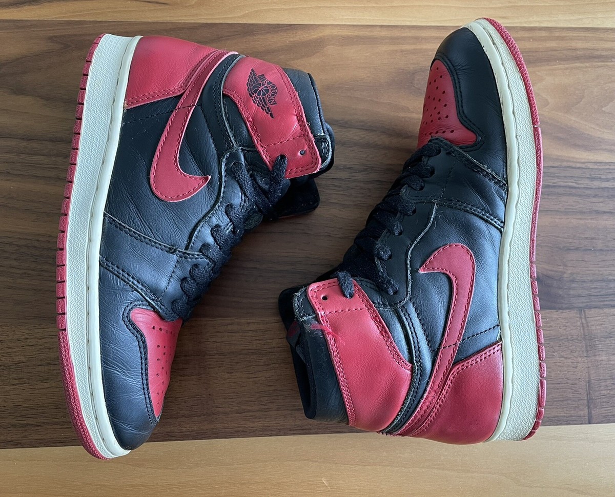 Nike Air Jordan 1 high og size 7 1994 Bred | eBay Nike Air Jordan 1 high og size 7 1994 Bred | eBay