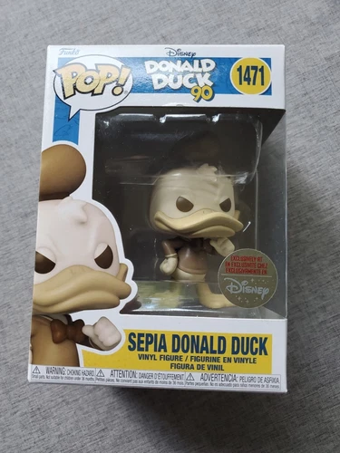 SEPIA DONALD DUCK 90th ANNIVERSARY Funko Pop 1471 - Disney Parks Exclusive NEW