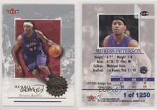2000-01 Fleer Authority 1 of 1250 /1250 Morris Peterson #113 Rookie RC