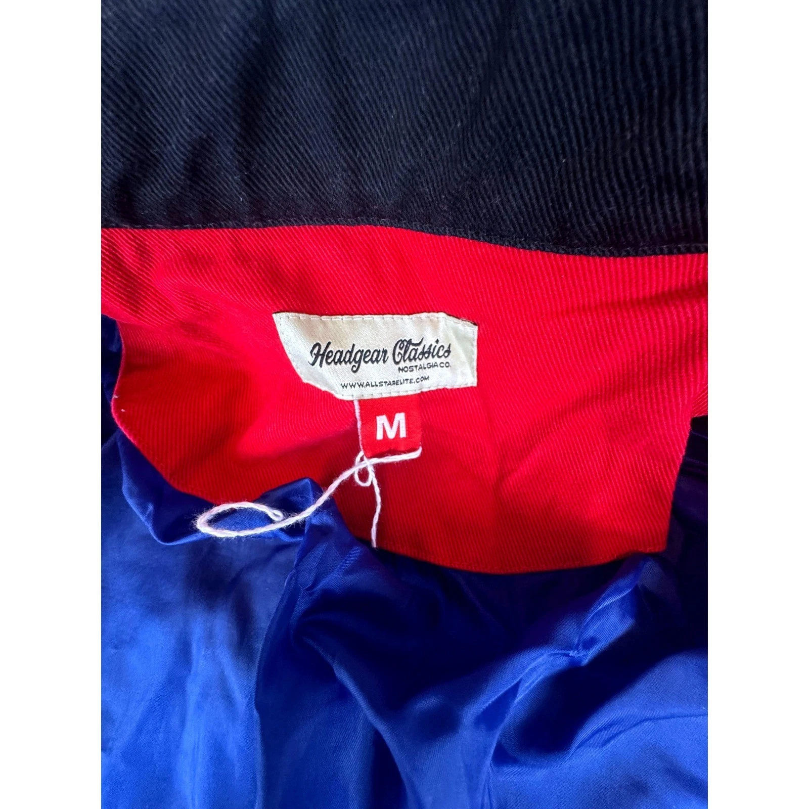 Headgear Classics Aaliyah One in a Million Racing Jacket Mens Medium Red Blue M image 4