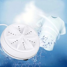 Mini USB Washing Machine Ultrasonic Turbine Clothes Washer Travel Home Portable