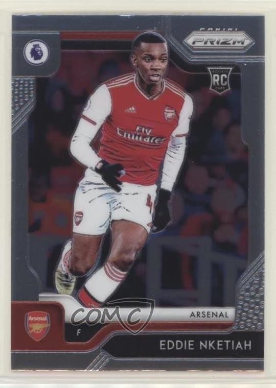 2019-20 Panini Prizm Premier League Eddie Nketiah #132 Rookie RC 0c4