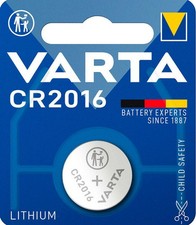2 piles bouton Varta CR2016 1 blister lithium 3V CR 2016 VCR2016