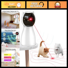 Upgraded Rechargeable Motion Activated Cat Laser Toy - Interactive Indoor Fun fo